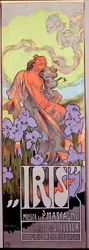 Iris, opéra composé par Pietro Mascagni et livret italien de Luigi Illica (1898). Affiche illustrée par Adolfo Hohenstein (1854-1928) 1910