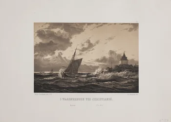 Dans le fossé de la tour à Christiansø