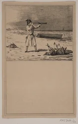 Le Pilote. N° 19 dans Chr. Winther et M. Rørbye, "25 Images pour petits enfants"
