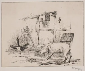 La pie et le cochon
