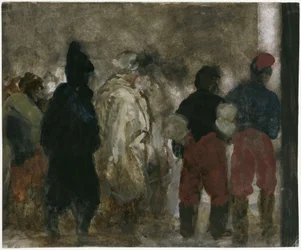 Arrivée de prisonniers de guerre français à Berlin, de nuit