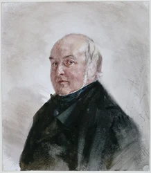 Portrait du Dr von Arnim, buste tourné vers la gauche