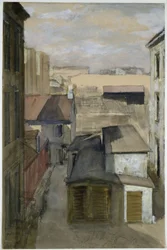 Vue depuis la fenêtre au 24, Luisenstraße