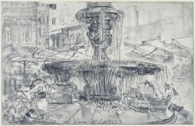Fontaine sur la Piazza d