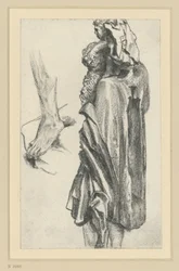 Saint Christophe, maître des apôtres de Freiberg, à Dresde