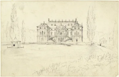Le palais dans le Grand Jardin de Dresde
