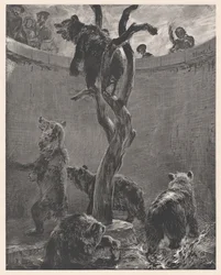 La fosse aux ours du jardin zoologique (The Bear Pit in the Zoological Gardens)