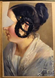 Portrait de femme. Fragment (Caroline ou Friederike Arnold)