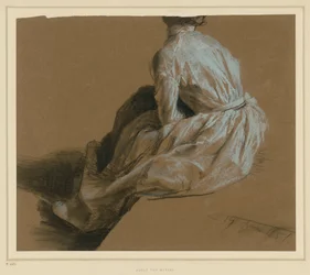 Étude de draperie d