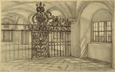 Salle voûtée du monastère de Kamenz