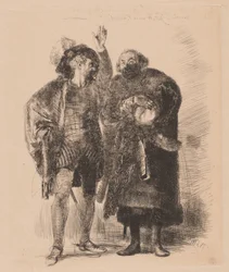Hamlet et Polonius
