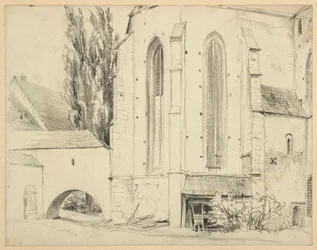 Église paroissiale catholique Saint-Martin à Jauer, vue du nord-est