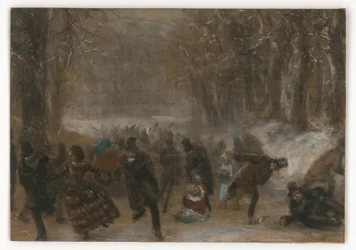 Patineurs sur glace