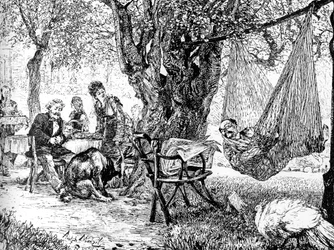 La Sieste, vers 1880-1882