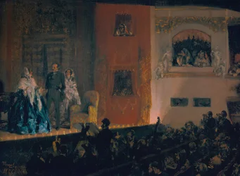 Théâtre du Gymnase à Paris, 1856
