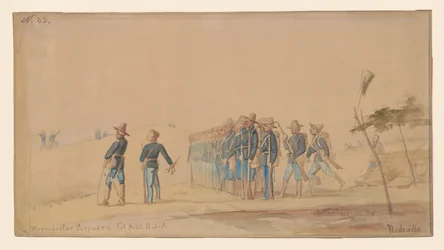 Avant-poste alerté, Compagnie A, Nashville, Tennessee