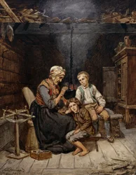 Grand-mère raconte un conte de fées