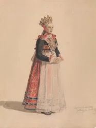 Ingeborg Andresdatter Gulsvik en mariée