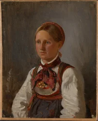 Portrait de Gunild Olsdatter de Tinn