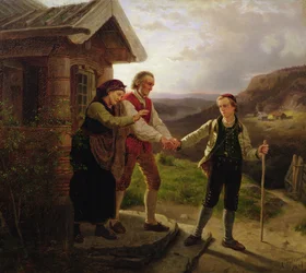 Les adieux du plus jeune fils