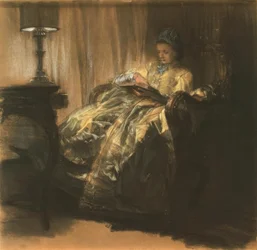 Dame lisant