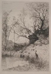Un étang, 1867