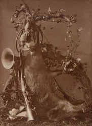 [Nature morte représentant une scène de chasse]
