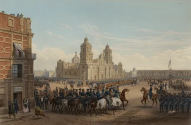 Entrée du général Scott à Mexico