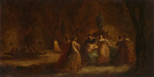 Une fête en forêt, c.1853-1857 ou c.1862