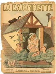 Couverture de "La Baionnette", Satirique en Couleurs