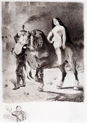 Orgueil - Dessin par Willette