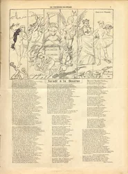 Le Courrier français, satirique en N & B