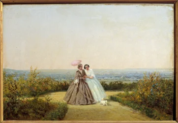 Femmes dans le jardin