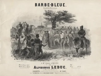 Alphonse Leduc - Barbe-Bleue, quadrille historique