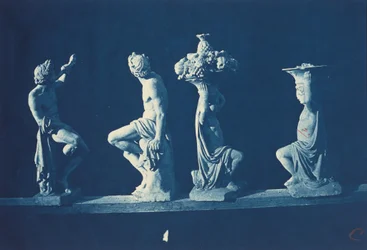 Four Statues,c. 1868 (photo)