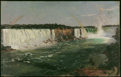 Chutes du Niagara en été, 1870