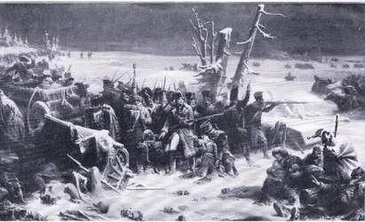 Le maréchal Ney soutenant l