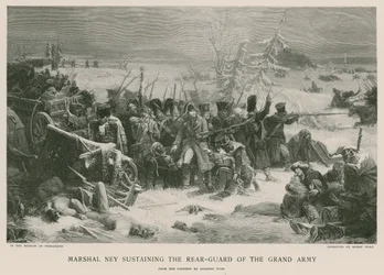 Le maréchal Ney soutenant l