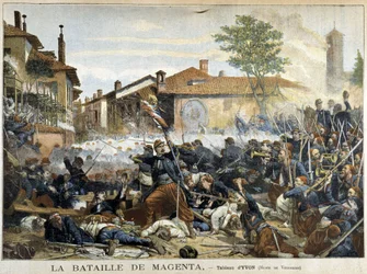 La Bataille de Magenta - dans "Le Petit Journal" du 15/09/1901