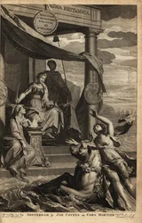 Frontispice allégorique avec Europa, Zeus et Thémis