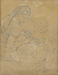 Madone et enfant avec saint Jean