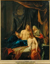 Sarah présente Agar à Abraham ...