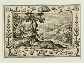 Juda et Tamar, extrait de Paysages avec scènes de l