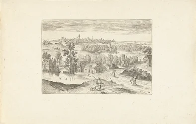 Paysage avec un étang (Landschappen rond Antwerpen)