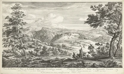 Vue du château de Sainte Anne
