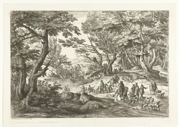 Paysage avec chasse (Paysages avec chasseurs)