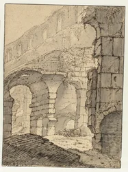Vue dans le Colisée, Rome