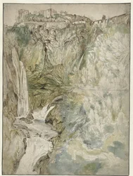 Vue de la Grande Cascade à Tivoli