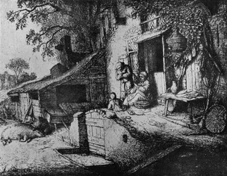 Une femme filant, 1652