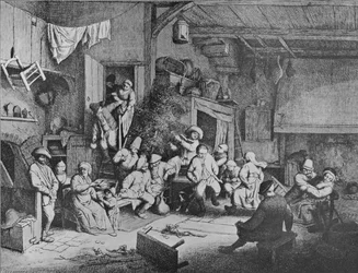 Danse dans une taverne, 1652